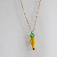 Load image into Gallery viewer, Lampwork Banana Necklace