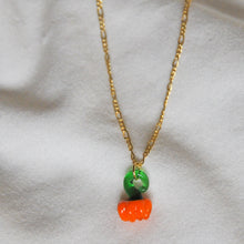 Load image into Gallery viewer, Lampwork Pumpkin Necklace