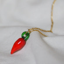 Load image into Gallery viewer, Lampwork Chilli Necklace