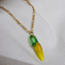 Load image into Gallery viewer, Lampwork Corn Necklace