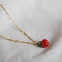 Load image into Gallery viewer, Lampwork Apple Necklace