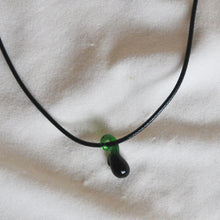 Load image into Gallery viewer, Lampwork Aubergine Cord Necklace