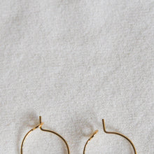 Load image into Gallery viewer, White Beaded Hoops