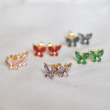 Load image into Gallery viewer, Tiny Butterfly Studs