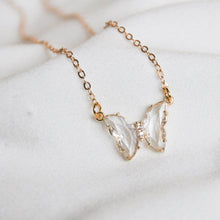 Load image into Gallery viewer, Glass Butterfly Necklace