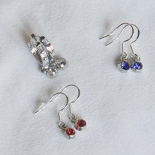 Load image into Gallery viewer, Tiny Rhinestone Earrings