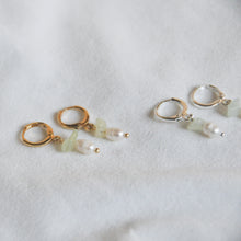 Load image into Gallery viewer, Gemstone Pearl Earrings