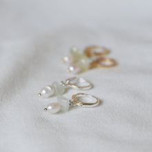 Load image into Gallery viewer, Gemstone Pearl Earrings