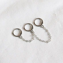 Load image into Gallery viewer, Triple Silver Hoops
