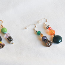 Load image into Gallery viewer, Mismatched Beaded Earrings