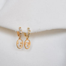 Load image into Gallery viewer, Abstract Face Earrings