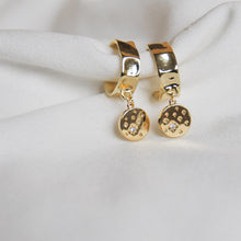 Load image into Gallery viewer, Chunky Disk Hoops