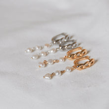 Load image into Gallery viewer, Pearl Chain Earrings