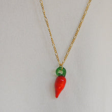 Load image into Gallery viewer, Lampwork Chilli Necklace
