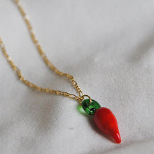 Load image into Gallery viewer, Lampwork Chilli Necklace
