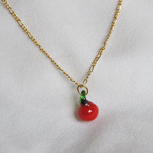 Load image into Gallery viewer, Lampwork Apple Necklace
