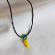 Load image into Gallery viewer, Lampwork Corn Cord Necklace
