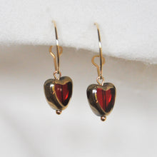 Load image into Gallery viewer, Red Heart Hoops
