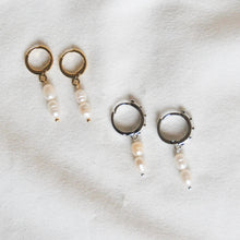 Load image into Gallery viewer, Double Pearl Earrings
