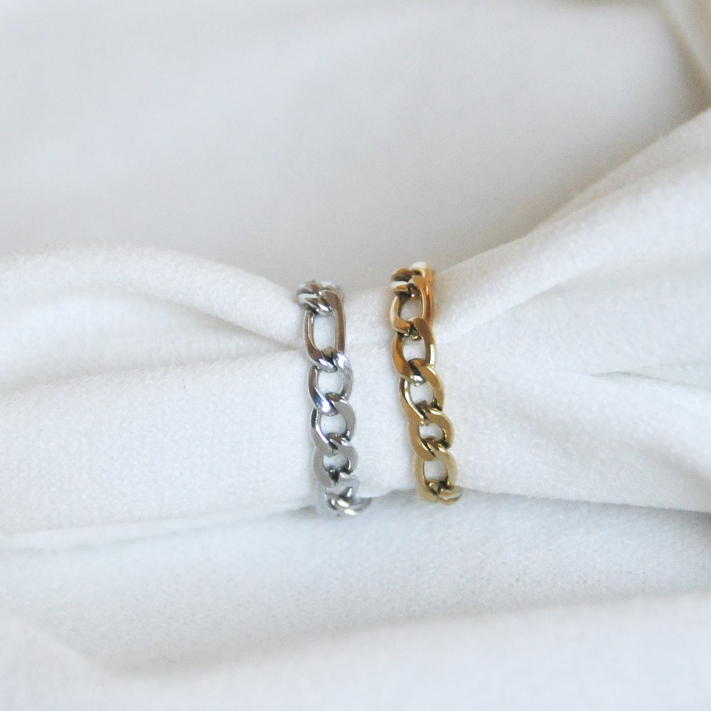 Chunky Figaro Chain Rings